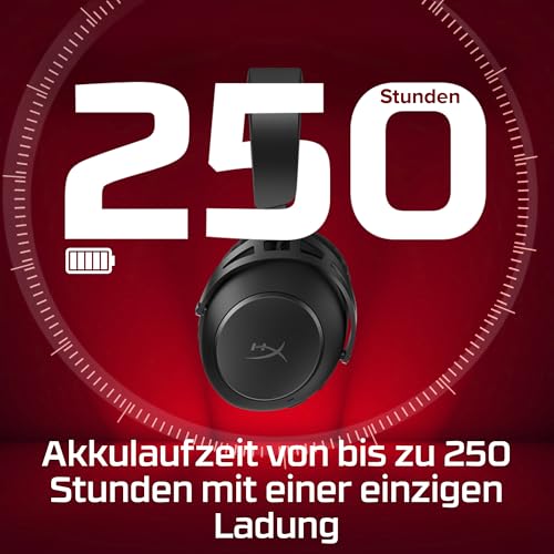 HyperX Cloud Alpha 2 Wireless Gaming Headset mit bis zu 250 Std. Akku
