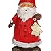 com-four® 2X Papá Noel Decorativo de pie - Figura de Papá Noel...