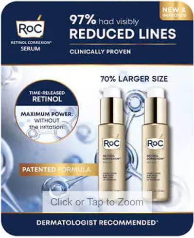 retinol correxion serum - firms & reduces of wrinkles 1.7 fl oz, 2 Pack
