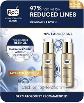Roc retinol correxion serum - الشركات ويقلل من التجاعيد 1.7 fl oz، 2 Pack