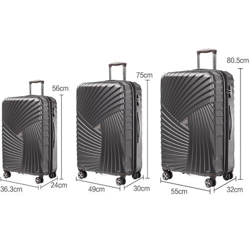 Durable Suitcase for Women Large Capacity Expandable Suitcases Carry On Luggage Suitcases With Wheels Tsa Customs Lock Retro Suit Case (Color : B, Size : 20 in)2