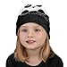 FUIALDOLG Little Panda Child Warm Hat Cap Soft Warm Casual One Size Fashion Stretch Warm Beanie Hat Pullover Hat Cold and Cool Weather Wear Fashionable for Girls Boys Headwear