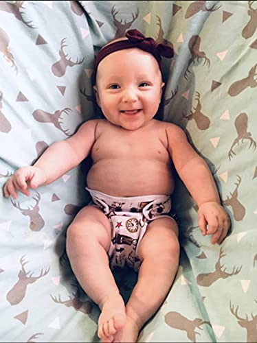 image for KaWaii Baby Happy Leakfree One Size Cloth Diaper Cover, Waterproof, Re