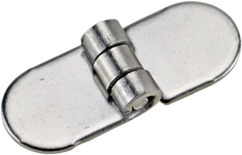 304 Stainless Steel Round Holeless Small Hinge Welded Door Hinge 1Pcs
