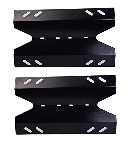 Htanch Pn2021 (2-Pack) Sa20L1 Sa20R1 11 13/16" Porcelain Steel Heat Plate And Stainless Steel Burner(Right & Left), Replacement For Mark B10Pg20-2C, B10Pg20-2R, Gr2001402-Mm-00, Gr3055-014571 #TOP1
