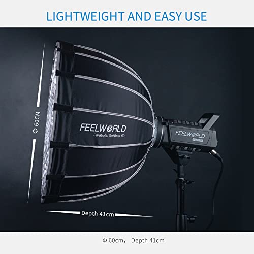 FEELWORLD FSP60 Softbox avec double diffuseur anti-reflet pour studio