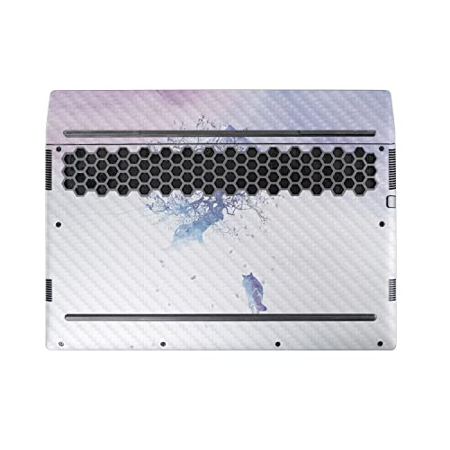 Image of MightySkins Carbon Fiber Skin Compatible with Alienware M17 R5 (2022) Full Wrap Kit - Long Way to Fuji | Protective, Durable Textured Carbon Fiber Finish | Easy to Apply | Made in The USA