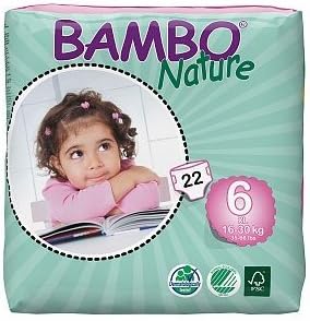 BAMBO Nature Maxi-X-Plus 6 - Baby from 16 to 30 kg - 22 Diapers