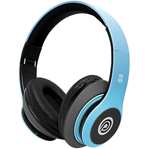 Wireless Headphones Over Ear, Hi-Fi Stereo Foldable Wireless Stereo Headsets Earbuds with Built-in Mic, Micro SD/TF, FM Cover