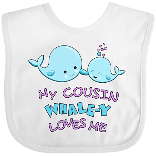 inktastic My Cousin Whale-y Loves Me Baby Bib