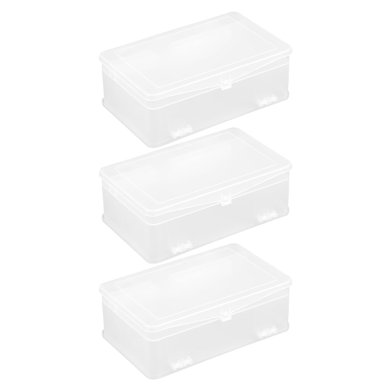 Scatola Portautensili per Unghie in Plastica ABS a Doppio Strato Organizer Scomparti per Accessori Manicure Custodia Portatile Maniglia per Uso Domestico e Professionale Set da