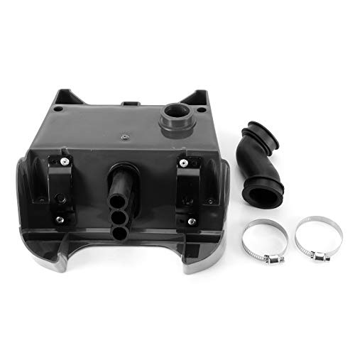 Qiilu Assemblage de boîte de filtre à Air, assemblage de nettoyeur de filtre de boîte à Air adapté pour PW80 PW 80 PEEWEE80 Pit Bike ATV pièces noir