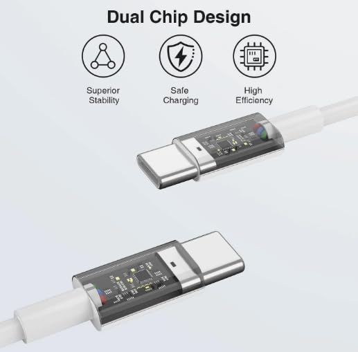 Image of Si Original 45W Type-C to C Charging Cable Compatible with Nothing /CMF /Google /Samsung & Others Type-C Devices