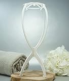 Color: blanco. LUTTMANN - Soporte para peluca de peluca, color blanco
