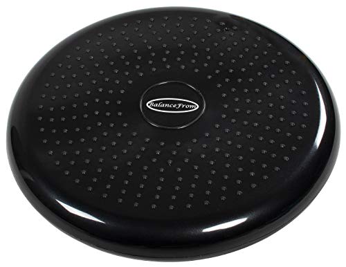 BalanceFrom Inflated Balance Disc Wobble Cushion Stability Core Trainer for Home or Office Desk