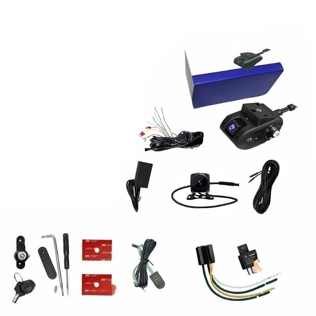 JC400 Dashcam Front and Rear Hotspot Inside Camera Live Stream Video Tracking Vehicle APP PC Dual Car Record