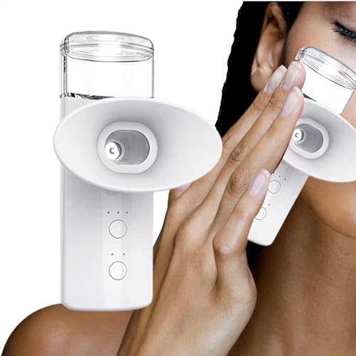 SVCEQZE Eye Mist Dampfsprüher, Nano Mist Sprayer, Augentropfen Dampfgarer, Gesichtsdampfer für Augen für trockene Augen, Hydrating Steamer für Cool Misting, Tragbar für Reisen, Zuhause, Schule, Salon