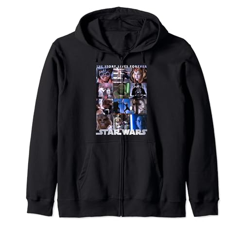 Sweat Star Wars à capuche zippé idéal pour vos soirées cinéma et moments de détente