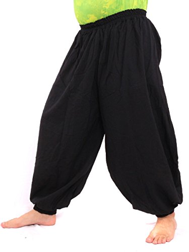jing shop High Cut Balloon Harem Pants One Size Cotton Unisex for Men and Women …4