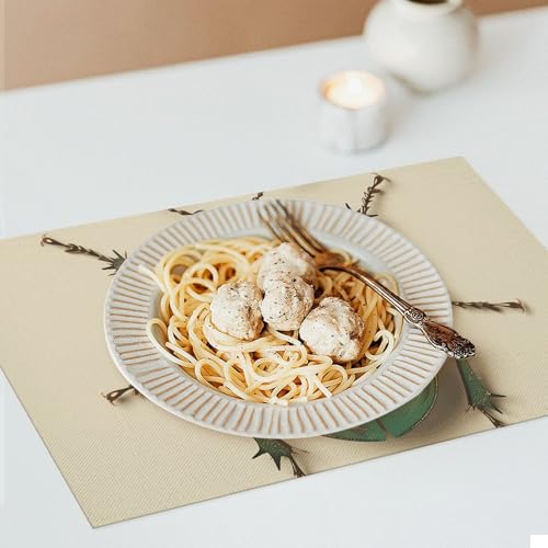 Sets de table lavables en PVC pour éliminer les taches - 8