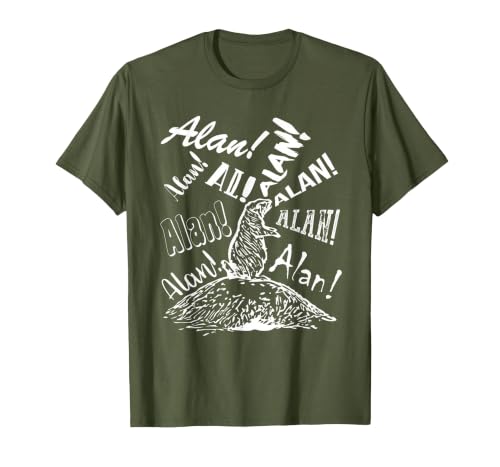 Prairie Dog Calling Al Allen Alan Viral T-Shirt, Men, Olive Green, XX-Large