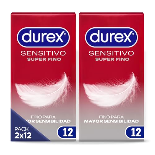 Durex duplo preservativos sensitivo contacto total 12 x 2 unidades
