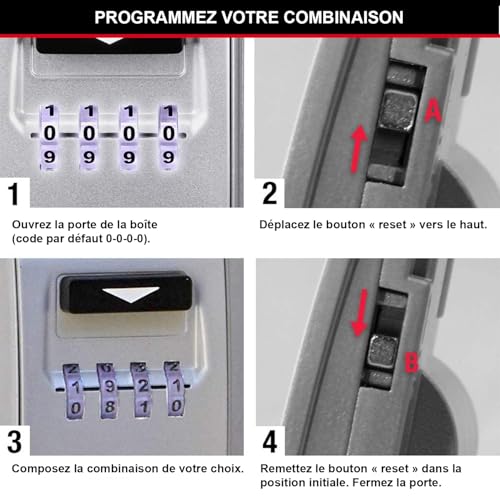 MASTER LOCK Boite à clés sécurisée rétroéclairée [Medium] [Fixation murale] - 5425EURD - Select Access Partagez vos clés en toute sécurité – vue 7