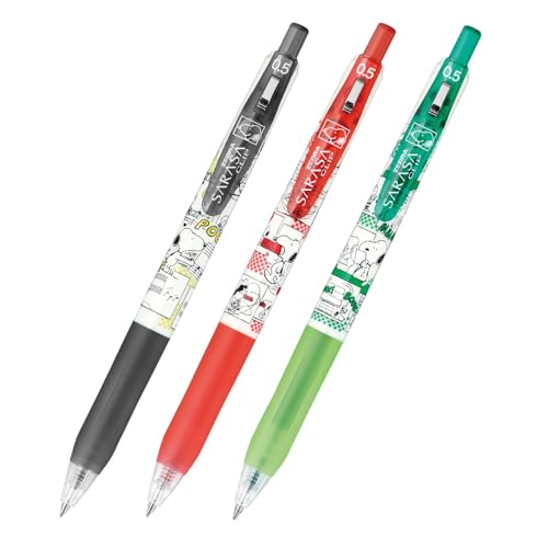 Amazon | ゼブラ スヌーピー ジェルボールペン サラサクリップ 0.5mm