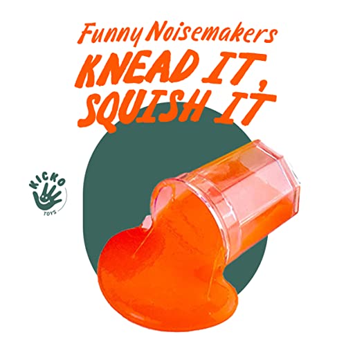 Kicko Mini Noise Putty Toys For Kids - Pack Of 48 Slimes - Ideal For Sensory And Tactile Stimulation, Event Prize, Arts And Crafts, Bag Stuffer, Slime Parties, Educational Game, Assorted Color #TOP4