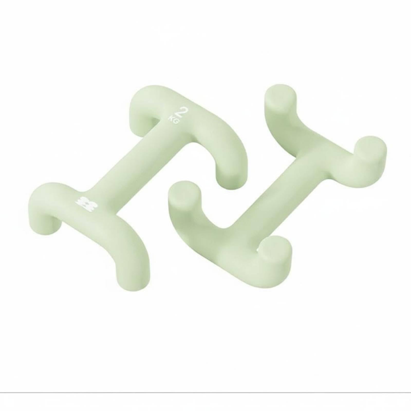 LOVIVER Manubrio Manubrio Pesetto Pesi Attrezzo Allenamento Silicone Ghisa Magnetico Rivestimento Morbido Peso 2kg Adatto per