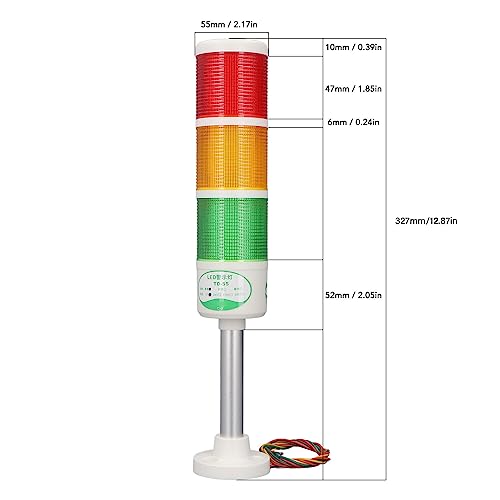 Tower Light Industrial Warning Pile LED 3 calques signalisation lumineuse