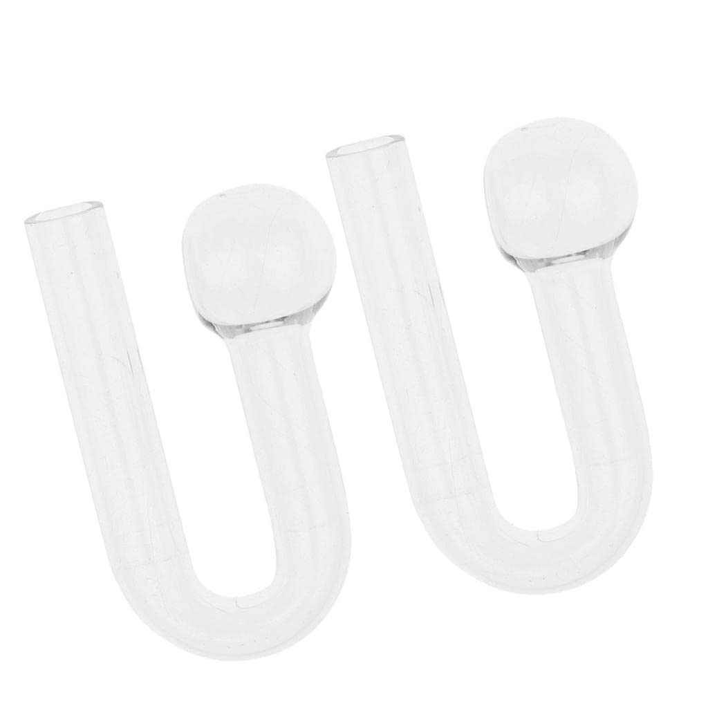 2pcs aquarium carbon dioxide co2 monitor clear glass drop checker tester | pet supplies | fish & aquariums | co2 equipment