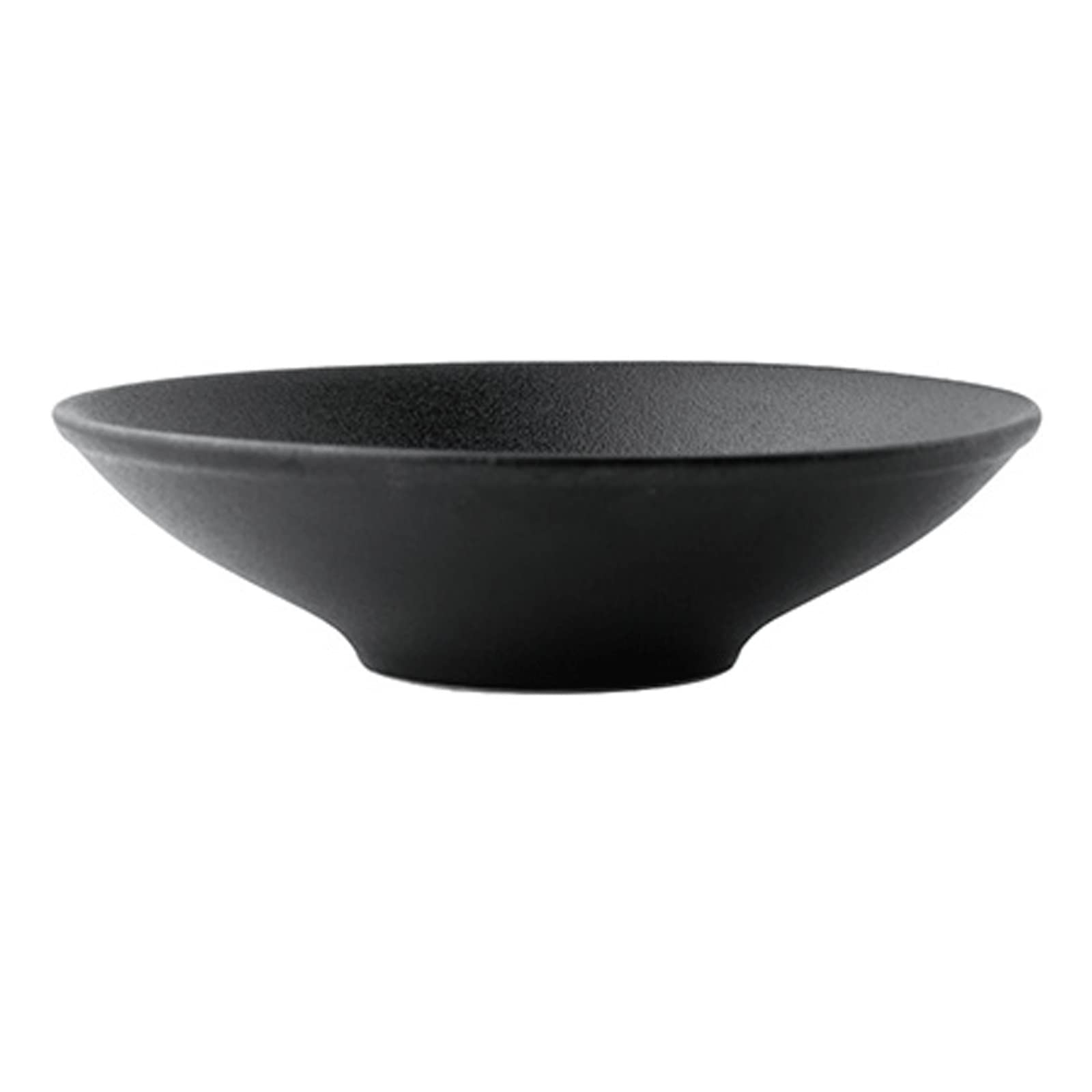 Bol à céréales Bols pour Cuisine, 8 po, Grand Bol à Soupe en céramique, Lot de 1, pour céréales, Soupe, Salade, collations, résistant aux éclats, Noir Mat