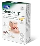MEMORUP ® Complemento alimenticio Refuerza la actividad intelectual potencia la memoria y concentración Fostatidilcolina Bacopa monnieri Rhodiola rosea y Ginkgo biloba 30 Cáspsulas 2 cápsulas al día.