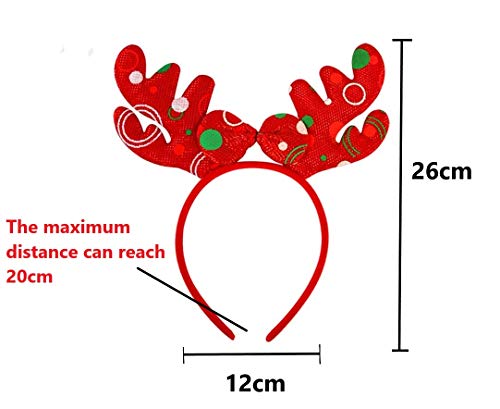 KAHEIGN 6 Pz Cerchietti Elfi di Natale, Cerchietti...