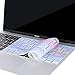 MOSISO Silicone Pattern Keyboard Cover Protective Skin Compatible with MacBook Pro 13 inch 2017 2016 Release A1708 Without Touch Bar & Compatible with MacBook 12 inch A1534, Colorful Clouds