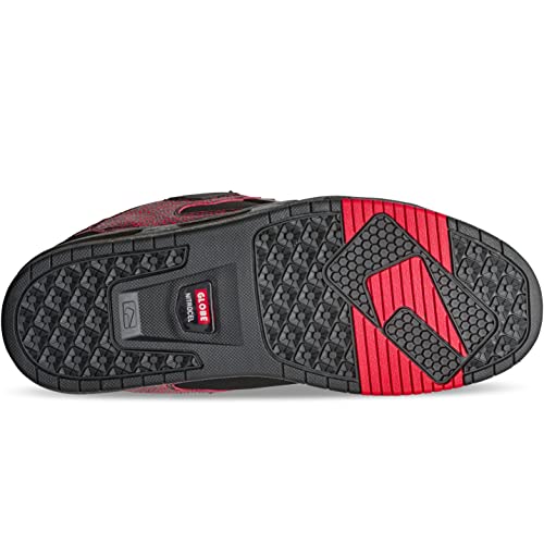 Image of Globe Sabre Skateboard Shoes, Black Red Stipple, 13 AU