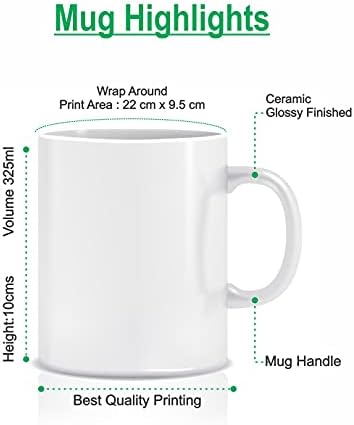 Personalized Coffee/Tea Mug Custom Name Add Photo, Logo, or Text for Birthday Gift, Wedding Gift, 1 Piece, Surprise Your Loved Ones 330ML White