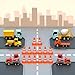 Zhhuoc 14Pcs Orange Mini Traffic Cones Plastic Sign Road Cone Roadblock Cone Sign Model Photo Prop Educational, Small Orange Cones Construction Cones, Safety Barriers, Mini Traffic Cones