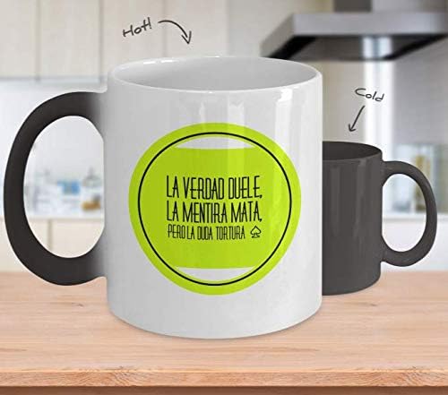 Taza Cafe Vivimos Vaso, taza de café divertidas, tazas personalizadas, taza de café inspiradoras, taza con mensajes positivos.