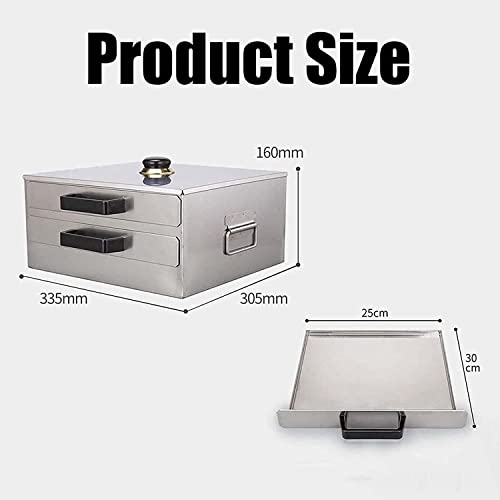 KANBUN Multifunction Cooking Machine, Household 2-Layer Rice Noodle Rolls Machine, Openable Top Lid Food Steamer, Food Cuisine Cooker - Image 4