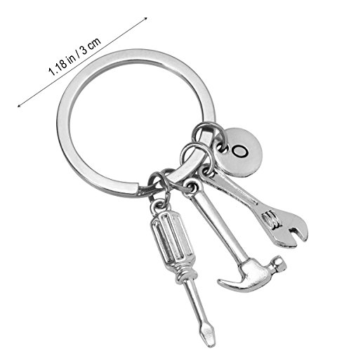 Chaveiro de aço inoxidável OULII para presente de Dia dos Pais, Chaveiro de Dia dos Pais, Chaveiro c