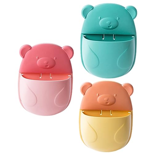 DECHOUS 3Pcs Wall Mounted Organizer Multi Functional Storage Holder for Bathroom Office and Saving Tool Storage Boxes