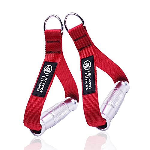 J Bryant Fitness-Griffe aus Metall für Kabelmaschinen-Befestigung, robuste Aluminium-Legierung, Haltbare Workout-Griffe für Widerstandsbänder, Riemenscheibe, LAT-Pull-Down-System