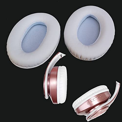 V-MOTA Almohadillas compatibles con auriculares Tuinyo estéreo inalámbricos, Bluetooth 6S, piezas de reparación de almohadillas de cuero de repuesto (1 par) (blanco)