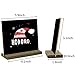 Mini Tabletop Chalkboard Sign with Base Stand, 5 X 6 Inch Vintage Wooden , Set of 12 Pack, Ideal for Table Numbers, Food Signs, Message Boards, Party Decorations, Event Supplies
