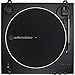Audio-Technica AT-LP60XBT-BK Fully Automatic Belt-Drive BT Stereo Turntable Bundle w/Deco Gear 12