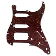Only fits Squier Sonic Strat HSS electric guitar. If the design of your pickguard varies (country of origin, manufactured date, non-Squier manufactured) from that pictured, you may be required to modify pickguard or guitar for a good fitting. While m...