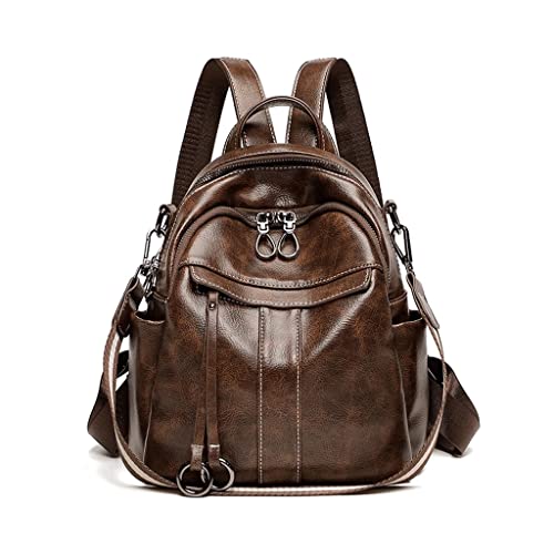 Sac à dos grande capacité femme en toile, grand sac d'école étudiant et sac à dos de voyage