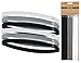 Mini Sports Headbands - 6 Pack Thin Head Bands for Men, Women & Kids - Stretchy Headbands with No Slip Grip - Perfect for Soccer, Basketball, Yoga, Running
